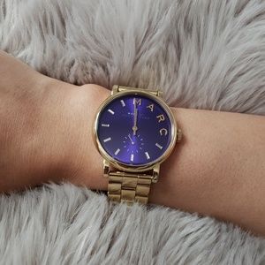 Marc Jacobs Gold Stainless Steel Watch